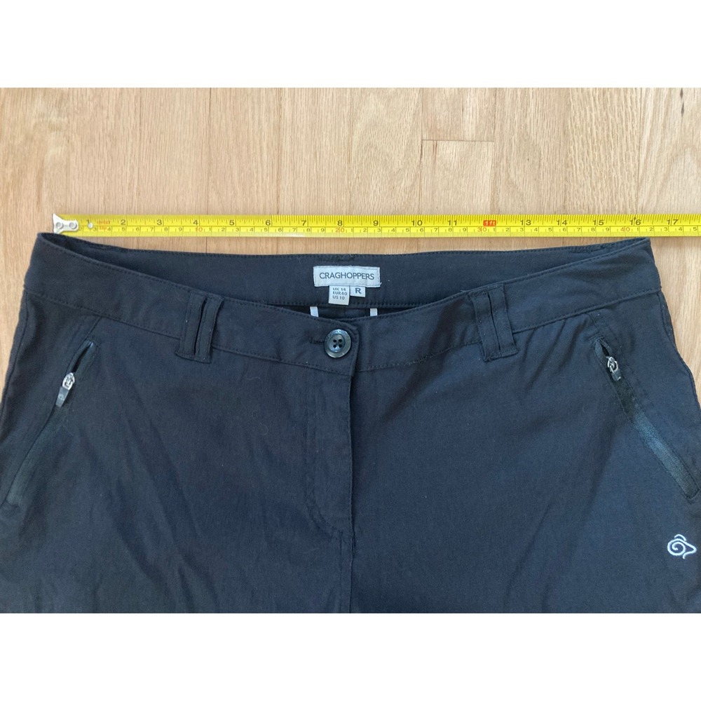 Craghoppers W US 10R Black Expert Kiwi Pro Stretch Trousers Hiking Outdoor Pants - Picture 4 of 16